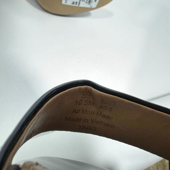 Sam Edelman Women’s Size 10.5 Black Patent Yaro Ankle Strap Block Heel Sandals - Picture 9 of 10